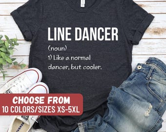 Camiseta para amantes del baile en línea, regalo para bailarín en línea, baile en línea, bailarín en línea como un bailarín normal, pero más genial.