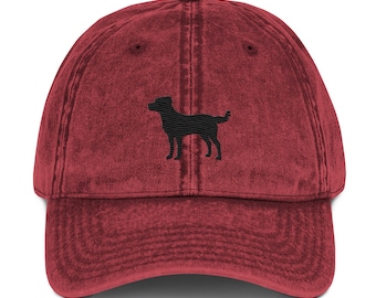 Labrador Retriever Hat, Labrador Retriever Gift, Labrador Retriever Lover, Labrador Retriever Owner, Labrador Retriever Washed Cap