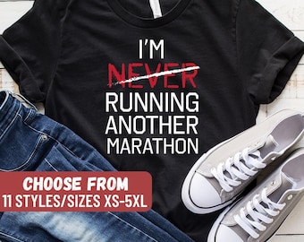 Running Shirt, Funny Men's Exercise Shirt, Funny Running Shirt, Running Shirts For Women, Marathon, I'm Running Another Marathon T-Shirt