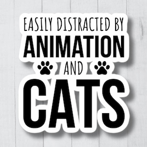 Animation Stickers, Funny Animator Stickers, Cute Animator Decal, Animator Gift, Animation Lover, Anime Sticker, Anime Gift, Animations