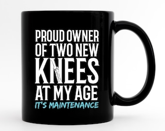 Knee Replacement Mug, Knee Surgery Gift, Knee Gift, Knee Arthroplasty Mug, Knee Surgery Mug, Knee Cup, Knee Recovery, Knee Replacement Gift