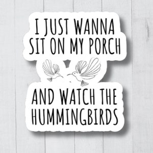Calcomanía de colibrí, calcomanía de vinilo de colibrí, pegatina de colibrí, regalo de amante del colibrí, pegatina de pájaro, pegatina de colibrí lindo, colibrí