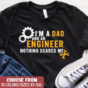 エンジニアへのギフト、夫へのエンジニア向けパパシャツ、ソフトウェアエンジニアへの彼へのギフト、エンジニアシャツ、エンジニア教授、エンジニア専攻