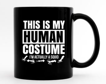 Giant Squid Gifts, Giant Squid Mug, Squid Lover Coffee Cup, Giant Squid Lover, Funny Colossal Squid Present, Cute Squid Enthusiast Cup