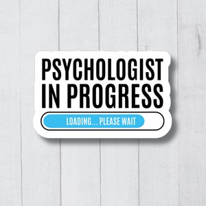 Psychologist Sticker, Therapy Decal, Counseling Sticker, Therapist Gift, Psychology Vinyl Sticker, Therapist Decor,  Counselor Sticker