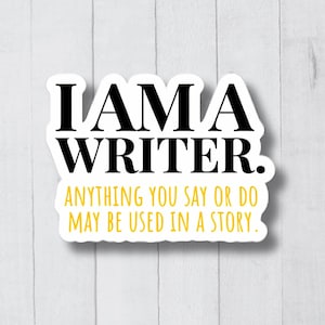 Funny Writer Sticker, Editor Sticker, Writing Stickers, Editing Stickers, Author Stickers, Author Gifts, Writer Gifts, Editor Gifts