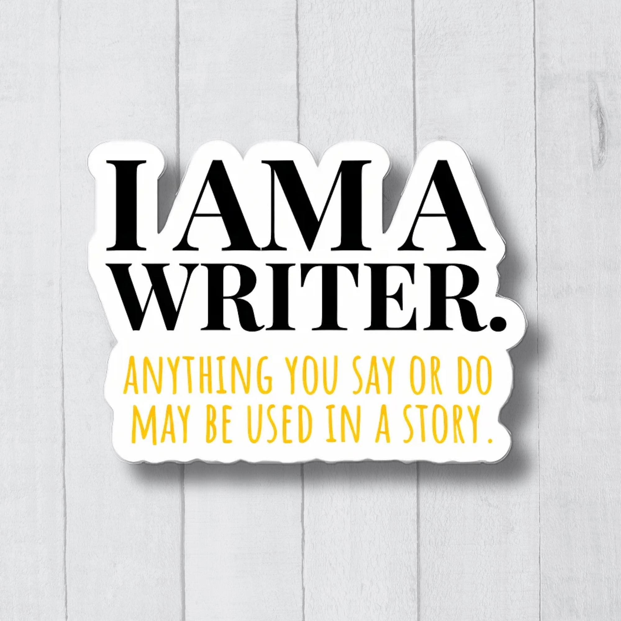 Funny Writer Sticker, Editor Sticker, Writing Stickers, Editing ...