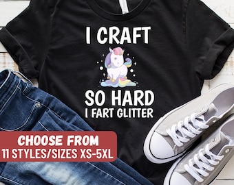 Handwerk Shirt, Handwerker Geschenk, Kunsthandwerk, Handwerk Liebhaber Geschenk, lustiges Handwerk Shirt, Handwerk Geschenk, ich Handwerk so schwer ich Furz Glitter T-Shirt
