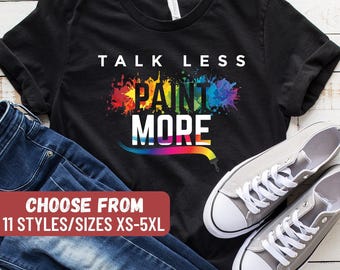 Camiseta divertida de artista, regalo de artista, camiseta de arte, regalo para artista, camiseta de pintor, camiseta de artista, regalo para profesor de arte, camiseta de artista linda, camisetas de pintura