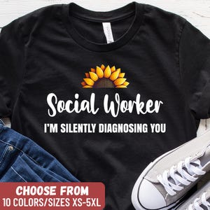 Funny Shirt For Social Workers, Cute Social Work Shirts, School Social Worker Tshirt, School Counselor Shirt, Social Worker Gift