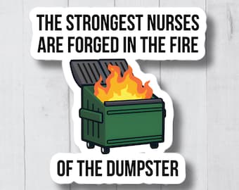 Funny Nurse Sticker, Er Sticker, Cute Nurse Vinyl Sticker, Health Care Sticker, Medical Healthcare Sticker, Nursing Sticker