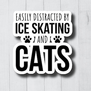 Figure Skating Stickers, Skating Stickers, Ice Skating Stickers, Figure Skate Stickers, Ice Skating Gifts, Figure Skater Vinyl Decals