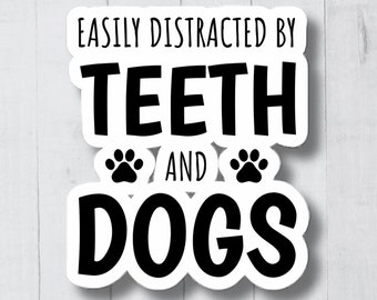 Tooth Sticker, Funny Dental Sticker, Cute Dentist Sticker, Dental Hygienist Sticker, Dental Assistant Sticker, Dentist Vinyl Stickers