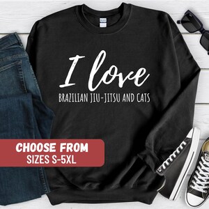 Funny Jiu Jitsu Sweatshirt, BJJ Sweatshirt, Brazilian Jiu-Jitsu Gift, Cute Jiu Jitsu Sweater, Martial Arts Sweatshirt, Jiu Jitsu Hoodie