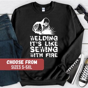 Welder Hooded Sweatshirt, Funny Welding Shirt, Cute Welder Shirt, Welder Sweatshirt, Welder Pullover, Welder Gift, Welder Hoodie
