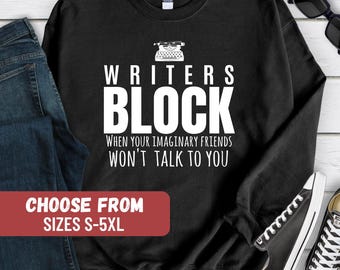 Sudadera de escritor divertido, sudadera de autor linda, sudadera con capucha de autor, jersey de escritor, suéter de autor, regalo para autor, sudadera con capucha de escritura, camiseta de escritor
