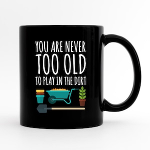 Cute Gardening Coffee Cup, Gardening Gift, Funny Garden Gift, Gift For Gardener, Funny Garden Mug, Garden Gift, Gardener Birthday Gift