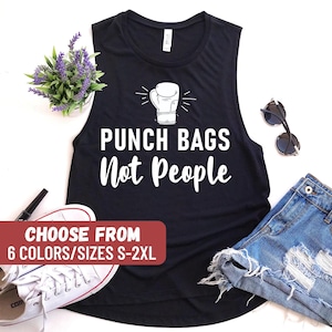 Womens Boxing Tank, Funny Workout Tank, Womens Workout Tank, Gym Apparel, Fitness Tank Top, Boxing Tank Top, Boxing Shirt, Boxing Gift