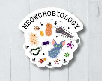 Grappige laptopstickers wetenschap, stickers wetenschap bidon, wetenschap stickers, stickers biologie, stickers bioloog, stickers bioloog, wetenschapscadeau