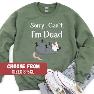 Possum Sweatshirt, Possum Print, Opossum Sweatshirt, Opossum Lover, Possum Gifts, Possum Clothing, Funny Opossum Sweater, Opossum Owner Gift