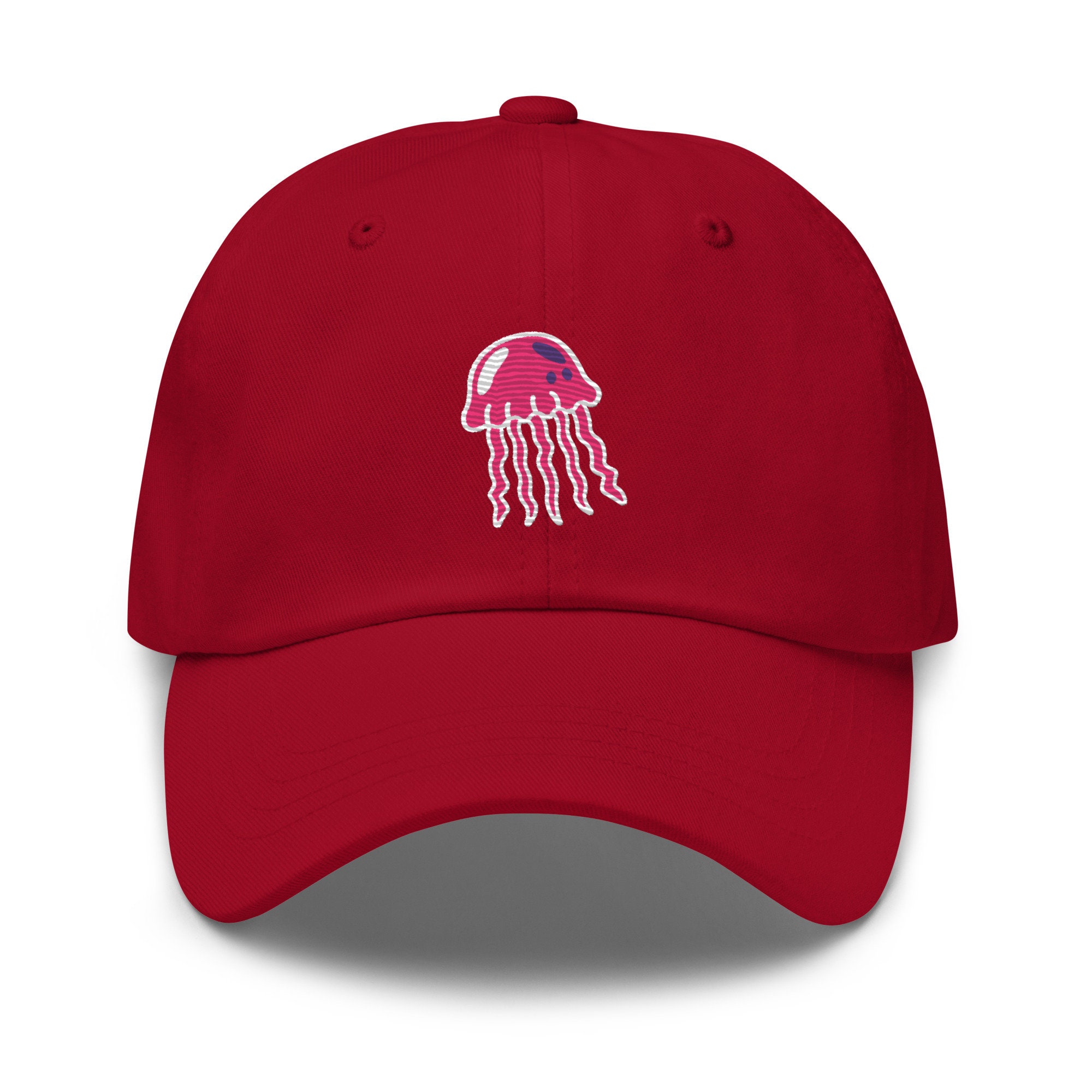 Jellyfish Hat, Jellyfish Baseball Cap, Jellyfish Embroidered Dad