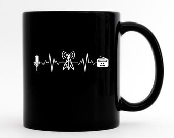 Amateur Radio Mug, Radio Host Coffee Mug, Funny Ham Radio Mug, Amateur Radio Gift, Licensed Ham Radio Operator Coffee Mug, Radio Host Gift