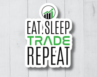 Stickers Day Trader, Stickers Day Trader, Stickers actions, Stickers marché boursier, Sticker marché boursier, Cadeaux rigolos pour day trader, Agent de change