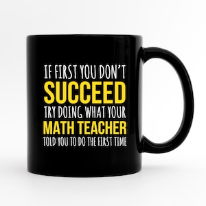 Math Teacher Mug, Math Teacher Appreciation Gift, Funny Math Teacher Coffee Cup, Gift Mug For Math Teacher, Math Teacher Cup, Math Lover