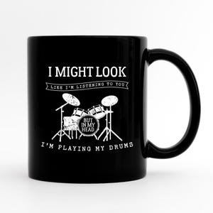 Drummer Mug, Drummer Gifts, Drummer Cup, Drummer Gift For Him, Drummer Coffee Mug, Funny Drummer Mug, Gift For Drummer, Drumming Mug