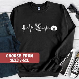 Funny Ham Radio Hoodie, Amateur Radio Gift, Ham Radio Lover Sweatshirt, Radio Operator Sweater, Amateur Radio Pullover, Radio Host Sweater