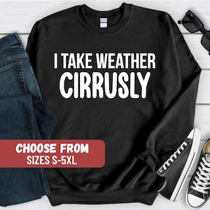 Weather Sweatshirt, Meteorologist Gift, Meteorologist Sweater, Weather Forecaster Shirt, Meteorology Gift, Forecast Shirt, Weatherman Shirt