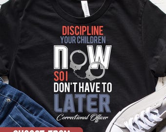Camiseta engraçada de agente penitenciário, presente para agentes penitenciários, presente para agentes penitenciários, camiseta para guarda prisional, presente para guarda prisional, camisetas para guarda prisional