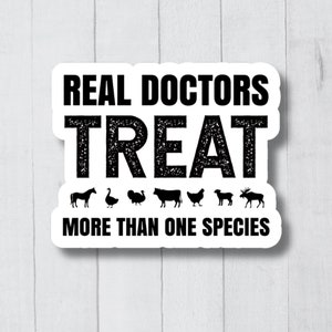 Veterinarian Sticker, Veterinarian Laptop Sticker, Animal Lover Sticker, Veterinarian Vinyl Sticker, Veterinarian Car Decal, Vet Gift