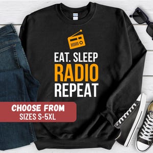 Funny Radio Hoodie, Funny Amateur Radio Gift, Ham Radio Lover Sweatshirt, Radio Operator Sweater, Amateur Radio Pullover, Radio Host Sweater