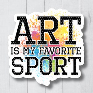 Art Studio Sticker, Funny Artist Stickers, Art Lover, Artist Gift, Cute Painting Sticker, Drawing Sticker, Artist Decal, Drawing Gift
