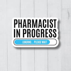 Funny Pharmacy Sticker, Pharmacy Student Gift, Cute Phamarcy Tech Sticker, Pharmacist Sticker, Pharmacy Gift, Pharmaceutical Sticker