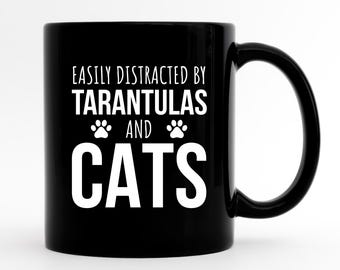 Taza de café tarántula, lindo regalo de araña, amante de la tarántula, regalos divertidos de tarántula, propietario de arácnido, taza de araña mascota, taza de café tarántula