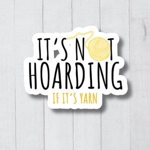 Crocheting Sticker, Crochet Decal, Yarn Lover, Crochet Gift, Crochet Hook Sticker, Yarn Craft, Crochet Vinyl Sticker, Crochet Enthusiast