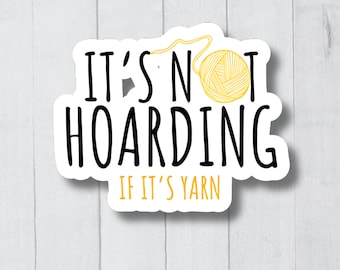 Crocheting Sticker, Crochet Decal, Yarn Lover, Crochet Gift, Crochet Hook Sticker, Yarn Craft, Crochet Vinyl Sticker, Crochet Enthusiast