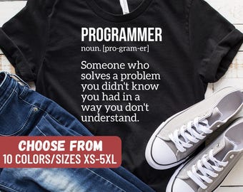 Funny Programmer Shirt, Coding Shirt, Programming T-shirt, Programmer Gift, Funny Coding Tees, Programmer Appreciation, Coder Shirt