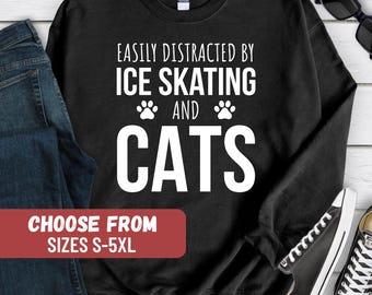 Ice Skating Sweatshirt, Ice Skating Competition Hoodie, Ice Skating Gift, Ice Skating Pullover, Figure Skating Sweater, Figure Skater Gift