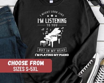 Music Sweatshirt, Music Hoodie, Music Lover Sweatshirt, Musician Sweatshirt, Piano Teacher Sweatshirt, Music Hoodie, Piano Sweatshirt