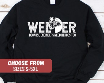 "Everybody Is A Welder Until The Real Welder Shows" Unisex Hoodie - Funny Gift For Welders - View #7