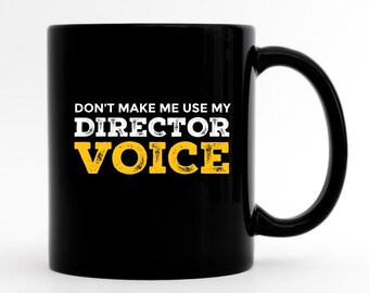 Funny Director Coffee Mug, Director Promotion Present, Director Coffee Cup, Director Appreciation, Actress Coffee Mug, Actor Coffee mug