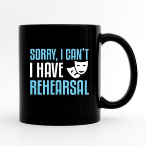 Taza de teatro divertida, taza de café de teatro, taza de actor, regalo de teatro musical, regalo de fanático del teatro, taza de actriz, taza de café de actuación, regalo de actuación