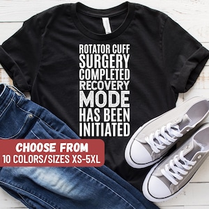 Schultergelenkersatz Shirt, Schulterersatz Shirt, Rotatorenmanschette Shirt, Schulter OP Geschenk, lustiges Schulter OP Shirt