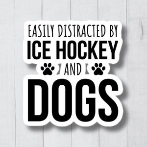Funny Ice Hockey Sticker, Hockey Decal, Gift For Ice Hockey Player, Hockey Vinyl Decal, Ice Hockey Coach Sticker, Ice Hockey Lover