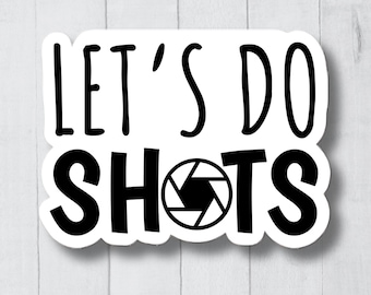 Funny Photography Stickers, Photo Stickers, Cute Photographer Stickers, Photographer Decals, Cameraman Stickers, Photographer Gift