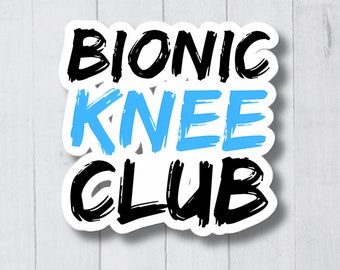 Knee Replacement Stickers, Knee Replacement Gift, Knee Surgery Stickers, Knee Surgery Decal, Knee Surgery Gift, Knee Replacement Decal
