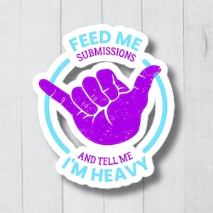Jiu Jitsu Sticker, Bjj Sticker, Mixed Martial Arts Sticker, Jiu Jitsu Lover, Bjj Gift, Bjj Vinyl Sticker, Brazilian Jiu Jitsu Sticker